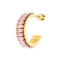 Earrings Marlù Woman Sparkles in Steel Zirconia 31OR0004G-LF - 31OR0004G-LF